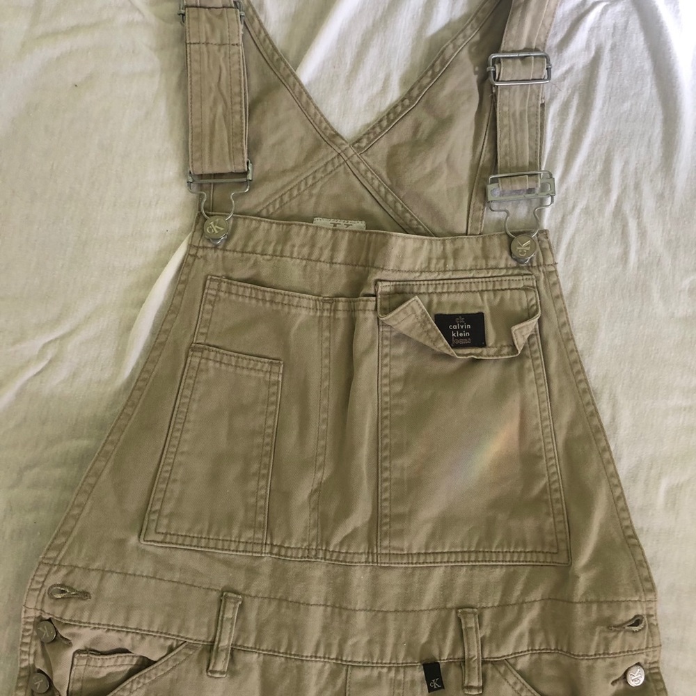 Vintage Calvin Klein khaki overalls